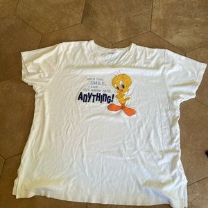vintage tweety bird looney toons shirt